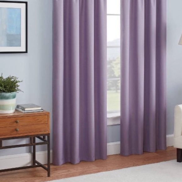 Eclipse Other - Eclipse 42” x 84” Lilac Black Out Panel Curtains x2